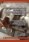 Buchcover The 3rd International Conference on Recent Advances in Materials and Manufacturing Technologies (IMMT)