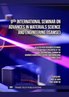 Buchcover 9th International Seminar on Advances in Materials Science and Engineering (ISAMSE)