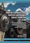 Buchcover Tribology in Manufacturing Processes and Advanced Surface Engineering (10th ICTMP)