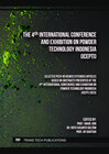 Buchcover The 4th International Conference and Exhibition on Powder Technology Indonesia (ICePTi)