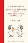 Buchcover Eristische Dialektik oder die Kunst, Recht zu behalten