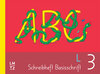 Buchcover ABC-Schreibhefte / ABC 3 Schreibheft Basisschrift Linkshänder