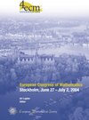 Buchcover European Congress of Mathematics, Stockholm, June 27 -July 2, 2004