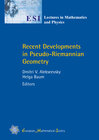 Buchcover Recent Developments in Pseudo-Riemannian Geometry