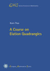 Buchcover A Course on Elation Quadrangles