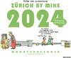 Buchcover Zürich by Mike, Monatskalender 2024