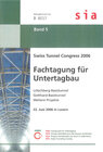 Buchcover Swiss Tunnel Congress 2006