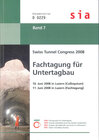 Buchcover Swiss Tunnel Congress 2008