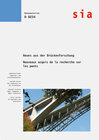 Buchcover Neues aus der Brückenforschung - Nouveaux acquis de la recherche sur les ponts
