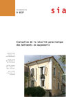 Buchcover Evaluation de la sécurité parasismique des bâtiments en maçonnerie
