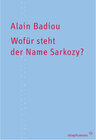 Buchcover Wofür steht der Name Sarkozy?