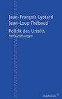 Buchcover Politik des Urteils