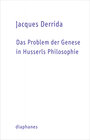 Buchcover Das Problem der Genese in Husserls Philosophie