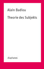 Buchcover Theorie des Subjekts