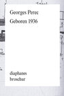 Buchcover Geboren 1936