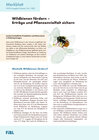Buchcover Wildbienen fördern - Erträge und Pflanzenvielfalt sichern