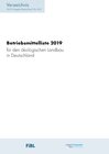 Buchcover Betriebsmittelliste 2019
