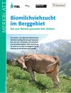 Buchcover Biomilchviehzucht im Berggebiet