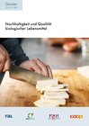 Buchcover Nachhaltigkeit und Qualität biologischer Lebensmittel