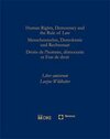 Buchcover Human Rights, Democracy and the Rule of Law. Menschenrechte, Demokratie und Rechtsstaat.