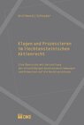 Buchcover Klagen und Prozessieren im liechtensteinischen Aktienrecht. Eine Übersicht mit Darstellung der einschlägigen Gesetzesbes