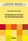 Buchcover Vertraulichkeit als Schranke von Informationsansprüchen.