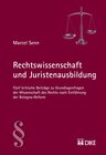 Buchcover Rechtswissenschaft und Juristenausbildung