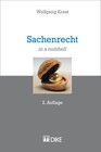 Buchcover Sachenrecht