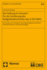 Buchcover Die Haftung im Konzern für die Verletzung des Bußgeldtatbestandes des § 130 OWiG