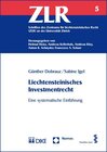 Buchcover Liechtensteinisches Investmentrecht