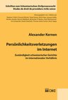 Buchcover Persönlichkeitsverletzungen im Internet