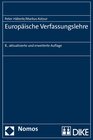 Buchcover Europäische Verfassungslehre