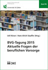 Buchcover BVG-Tagung 2015