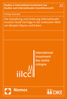 Buchcover Die Gestaltung und Sicherung internationaler Investor-Staat-Verträge in der arabischen Welt am Beispiel Libyens und Kata