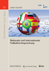 Buchcover Nationale und internationale Fussballrechtsprechung