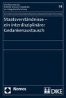 Buchcover Staatsverständnisse - ein interdisziplinärer Gedankenaustausch