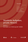 Buchcover Staatliche Aufgaben, private Akteure