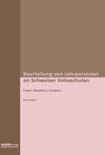 Buchcover Beurteilung von Lehrpersonen an Schweizer Volksschulen