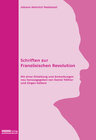 Buchcover Schriften zur Französischen Revolution