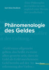 Buchcover Phänomenologie des Geldes