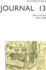 Buchcover Anna Maria Kupper – Journal 13