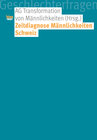 Buchcover Zeitdiagnose Männlichkeiten Schweiz