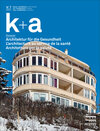Buchcover k+a 2021.1 : Architektur für die Gesundheit | L’architecture au service de la santé | Architettura per la salute