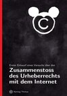 Buchcover Erster Entwurf eines Versuchs über den Zusammenstoss des Urheberrechts mit dem Internet