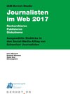 Buchcover IAM-Bernet Studie Journalisten im Web 2017