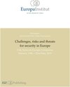 Buchcover Challenges, risks and threats for security in Europe