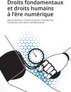 Buchcover Droits fondamentaux et droits humains à l'ère numérique