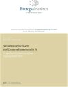 Buchcover Verantwortlichkeit im Unternehmensrecht X