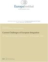 Buchcover Current Challenges of European Integration