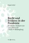 Buchcover Recht und Evidenz in der Pandemie